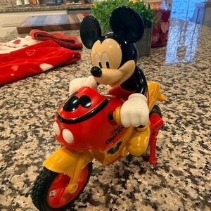 Disney Mickey Mouse Red and Yellow Toy Bike